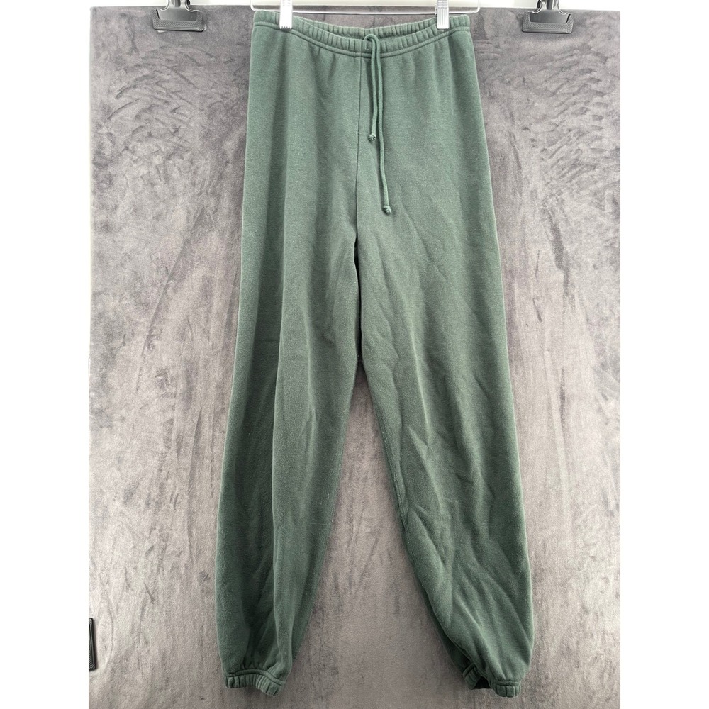 Forest Green Fleece Drawstring Jogger Sweatpants XS